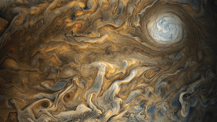 NASA, Jupiter, planet, no people, pattern, art and craft, close-up, HD wallpaper