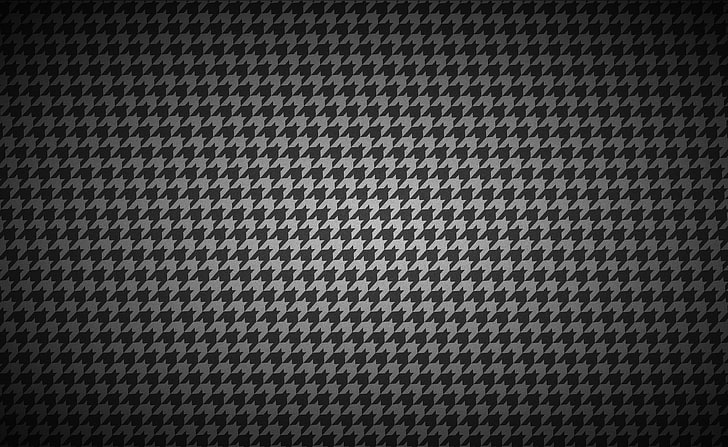 Classic Pattern, gray and black houndstooth wallpaper, Aero, Patterns, HD wallpaper