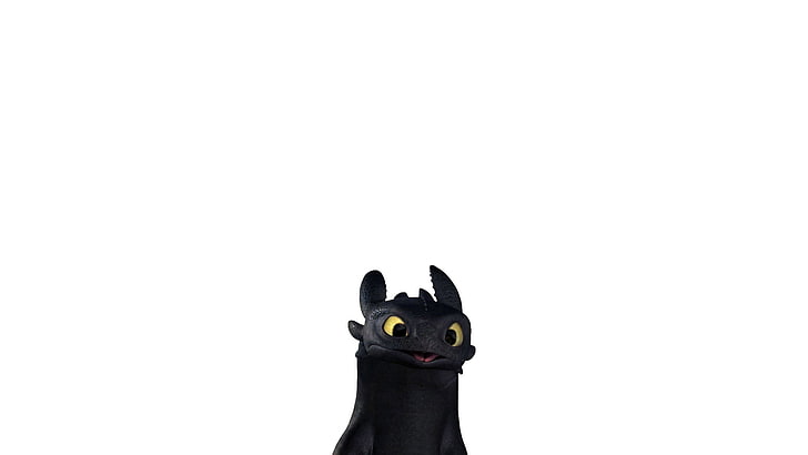 Toothless from How to Train your Dragon, Dreamworks, animal, animal themes, HD wallpaper