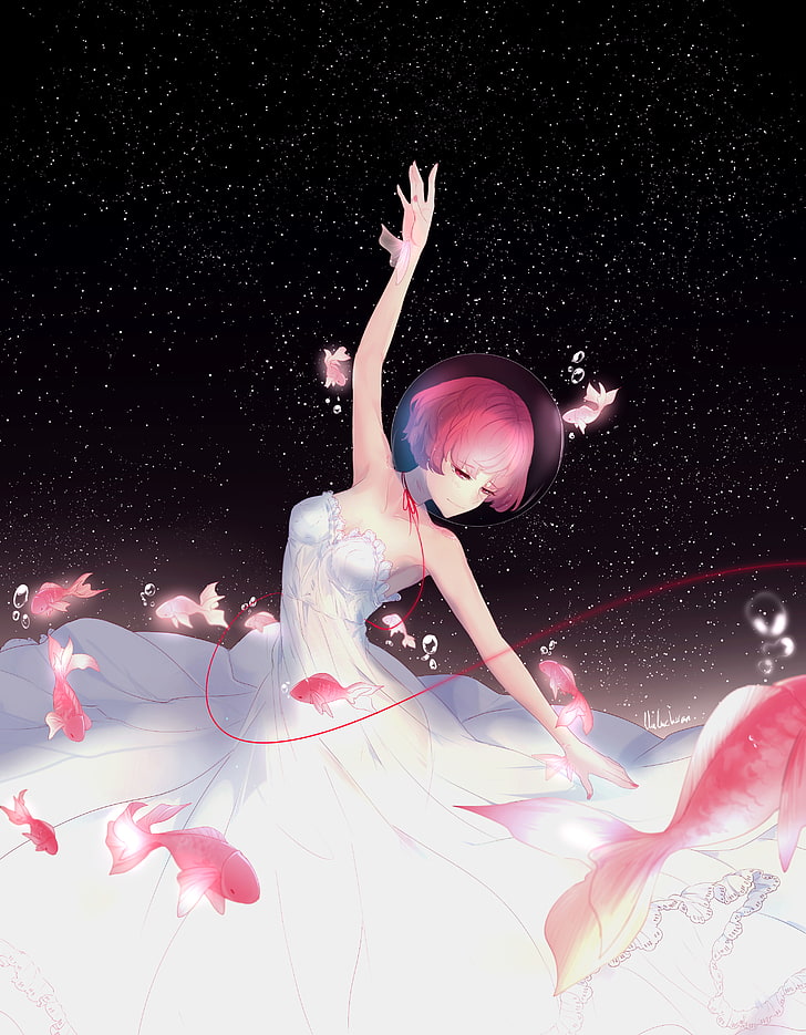 Beautiful Girl Ballerina Anime Graphic · Creative Fabrica