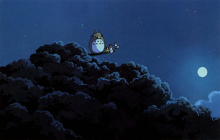 My Neighbor Totoro, Hayao Miyazaki, anime, HD wallpaper