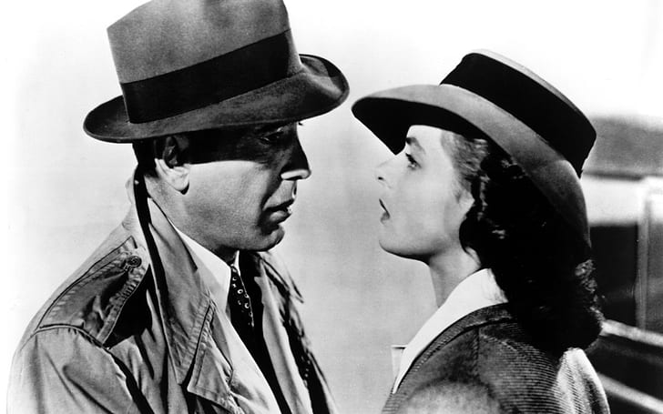 Casablanca Movie, Humphrey Bogart, Ingrid Bergman, romantic, HD wallpaper