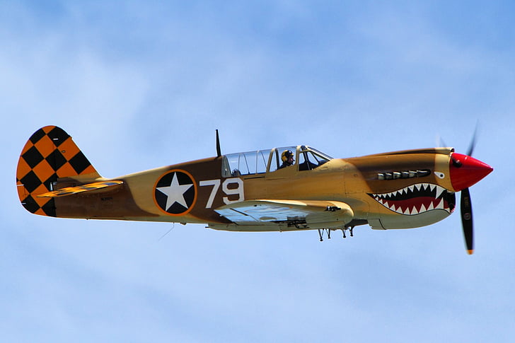 Military Aircrafts, Curtiss P-40 Warhawk, World War II
