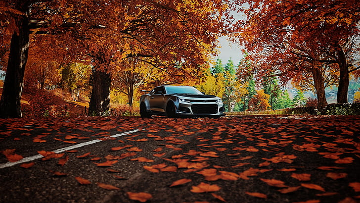 chevrolet camaro zl1 1le, Chevy, Forza Horizon 4, car, video games, HD wallpaper