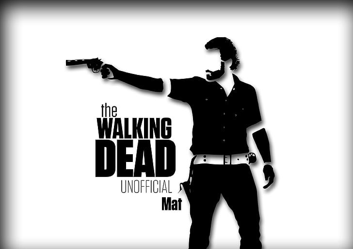 The Walking Dead, text, communication, western script, one person, HD wallpaper