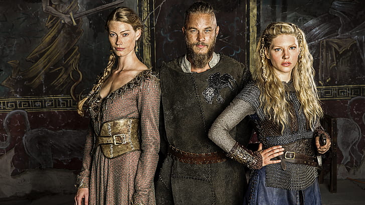 Alyssa Sutherland, Lagertha, Queen Aslaug, Ragnar Lothbrok, HD wallpaper
