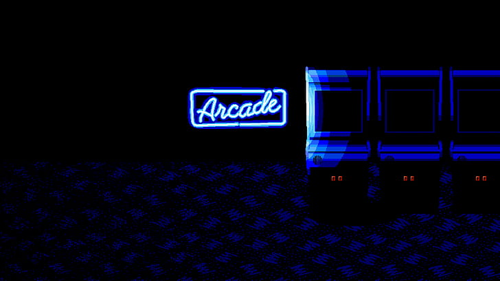 arcade, arcade machine, artwork, Video Game Art, HD wallpaper