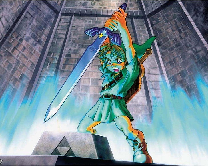 Zelda, The Legend Of Zelda: Ocarina Of Time, Link, Master Sword