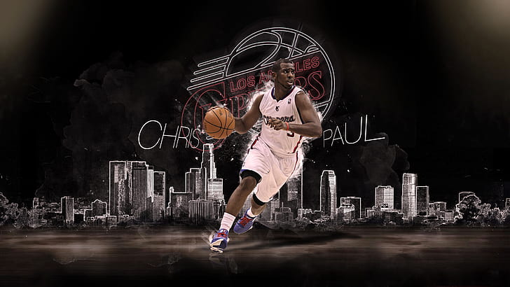 Chris Paul Los Angeles Clippers, sportsman, HD wallpaper