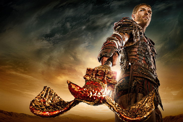Spartacus illustration, the film, the series, history, war of the damned, HD wallpaper
