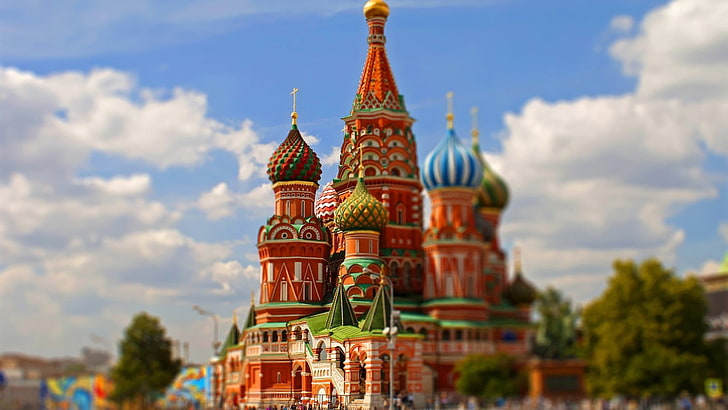 Saint Basil's Cathedral, Moscow, russia, kremlin, architecture, HD wallpaper