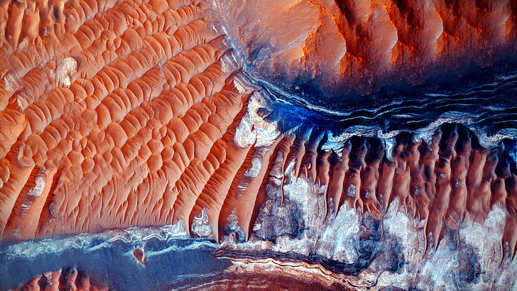 mars, surface, planet, desert, space photography, nasa, HD wallpaper