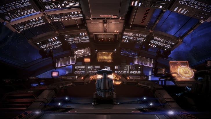 Mass Effect, Normandy SR-2, Video Game, transportation, mode of transportation, HD wallpaper
