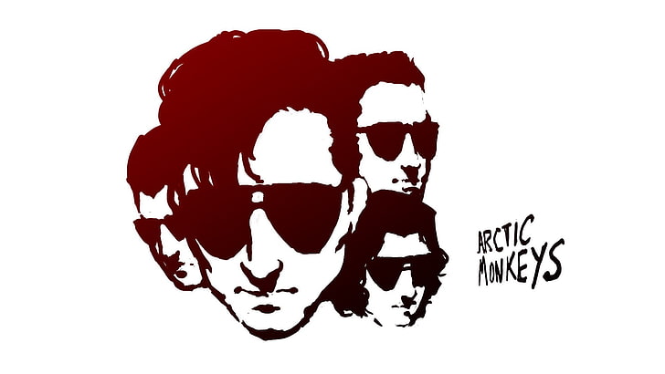 Band (Music), Arctic Monkeys, English, Rock Band, white background, HD wallpaper
