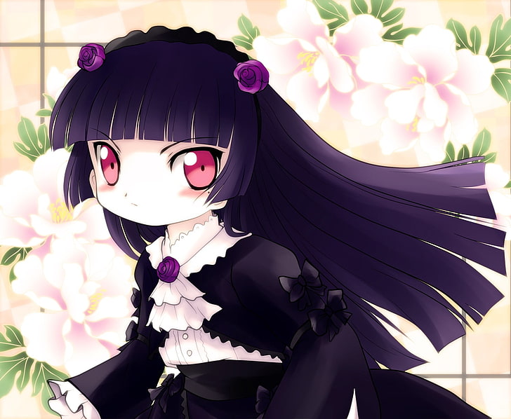 HD wallpaper: purple-haired female anime character, gokou ruri, lolita  fashion | Wallpaper Flare