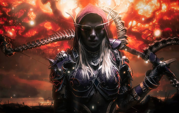 fantasy girl, dark fantasy, Blizzard Entertainment, World of Warcraft