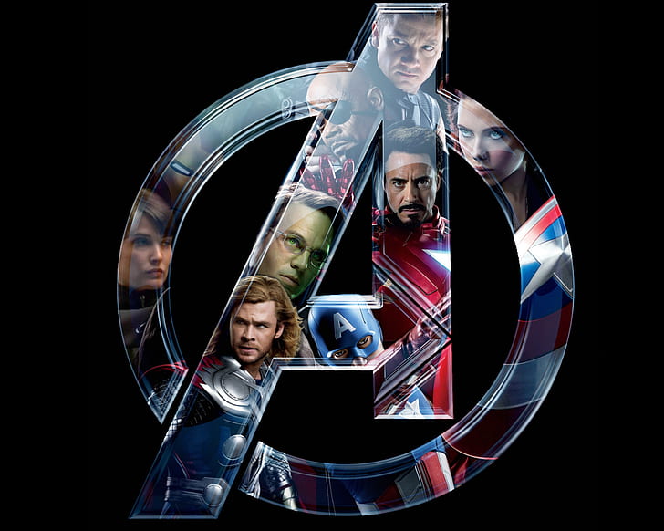 2012 The Avengers, avengers logo, HD wallpaper