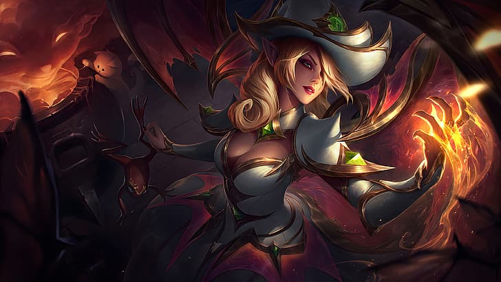 Bewitching, League of Legends, 4K, Morgana (League of Legends)