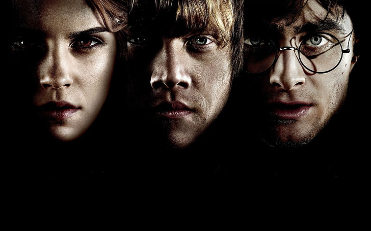 emma watson harry potter harry potter and the deathly hallows daniel radcliffe rupert grint hermione People Glasses HD Art