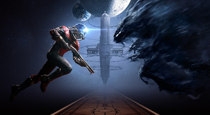 Prey 2017, Games, Other Games, videogame, adult, full length, HD wallpaper