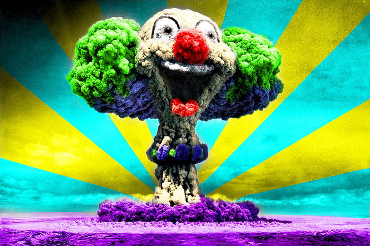clown explosion illustration, Band (Music), Insane Clown Posse, HD wallpaper