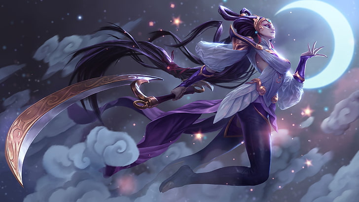 female anime character illustration, League of Legends, video games