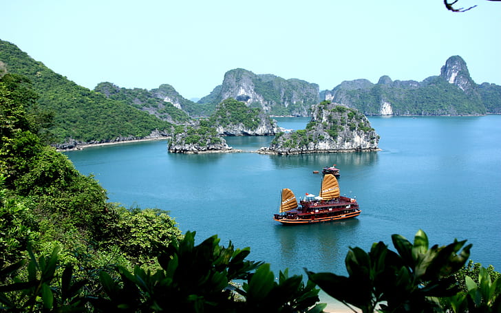 Photography, Hạ Long Bay, Boat, Earth, Ha Long Bay, Ship, HD wallpaper
