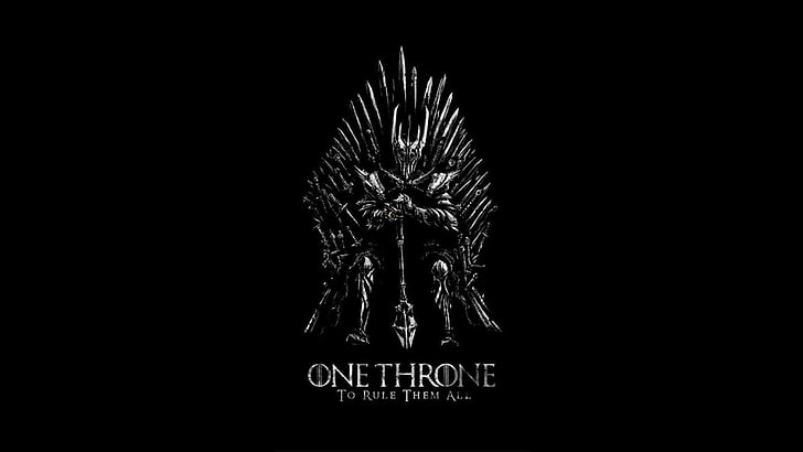 The Lord of the Rings, Game of Thrones, crossover, Iron Throne