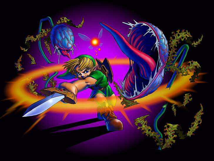 Hd Wallpaper Zelda The Legend Of Zelda Ocarina Of Time Link Wallpaper Flare