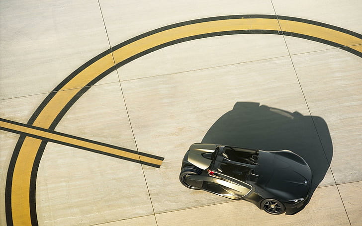 2011 Peugeot EX1 Concept, black die cast model collectible super car, HD wallpaper