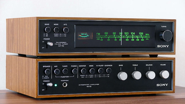 1970s, amplifier, analog, analogue, audio, deck, dials, electronic, HD wallpaper