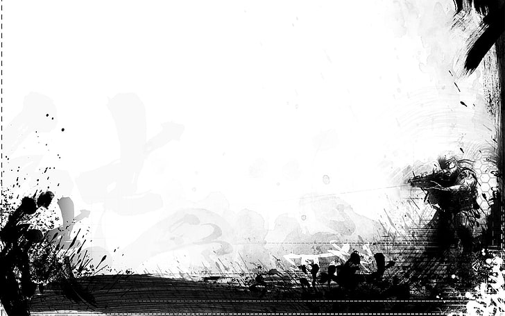 Metal Gear Solid wallpaper, background, warrior, minimalism, patterns, HD wallpaper