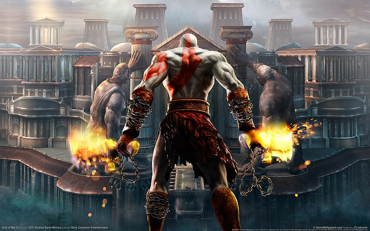 Kratos God of War HD, video games, HD wallpaper