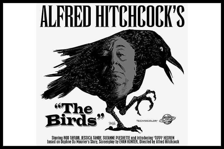 Movie, The Birds, Hitchcock, HD wallpaper
