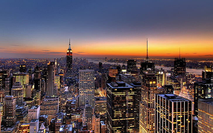 New York Skyline HD, world, travel, travel and world, HD wallpaper