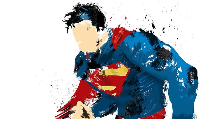 Composite Superman, superhero, DC Comics, artwork, HD wallpaper