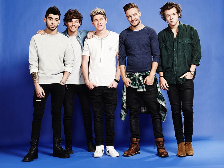 one direction background desktop, looking at camera, portrait, HD wallpaper