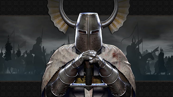 Knight HD, knight full plate armor, fantasy, HD wallpaper