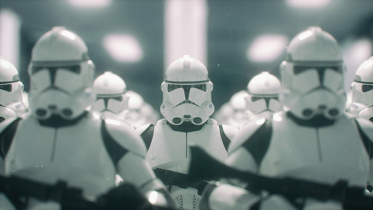 Star Wars, Clone Trooper, no people, indoors, selective focus, HD wallpaper