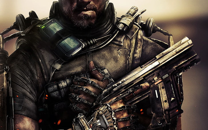 Metal Gear game illustration, Call of Duty: Advanced Warfare, HD wallpaper