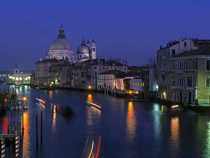 Venezia,canal Gre, architecture, other, animals