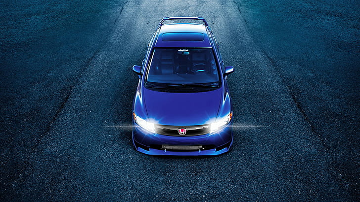 Honda Civic Si Mugen Lights HD, cars, HD wallpaper