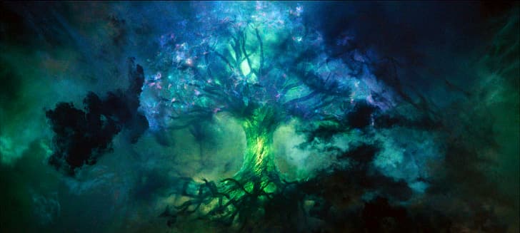 Yggdrasil, Loki, MCU, comics, Nine Realms, World's Tree, HD wallpaper