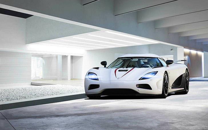 Koenigsegg, car, vehicle, white cars, Top Gear, HD wallpaper