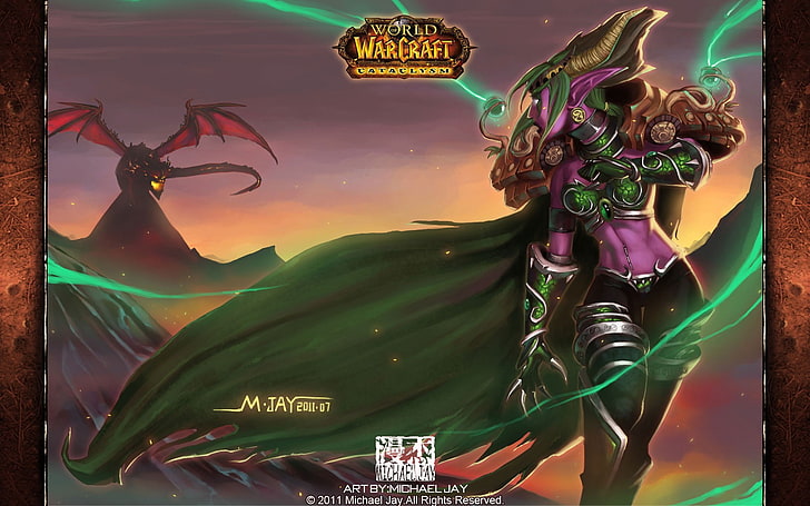 World of Warcraft box, World of Warcraft: Cataclysm, Deathwing, HD wallpaper