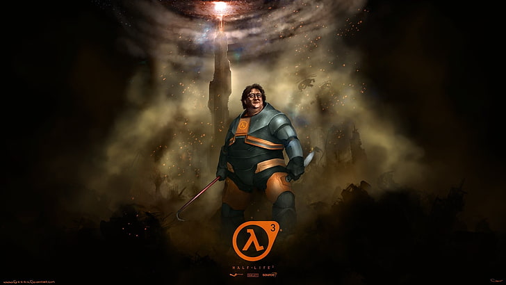 male anime character digital wallpaper, Half-Life 3, sport, competition