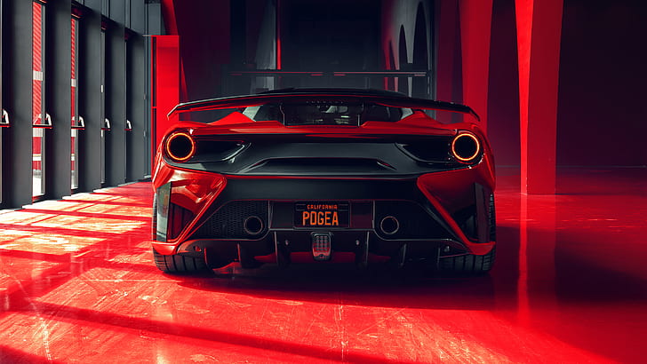 Corsa, Racing, Ferrari, Pogea, 2018, FPlus, HD wallpaper