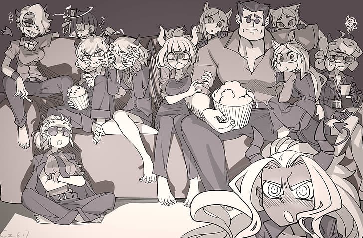 Helltaker, Modeus (Helltaker), anime, anime girls, demon girls HD wallpaper