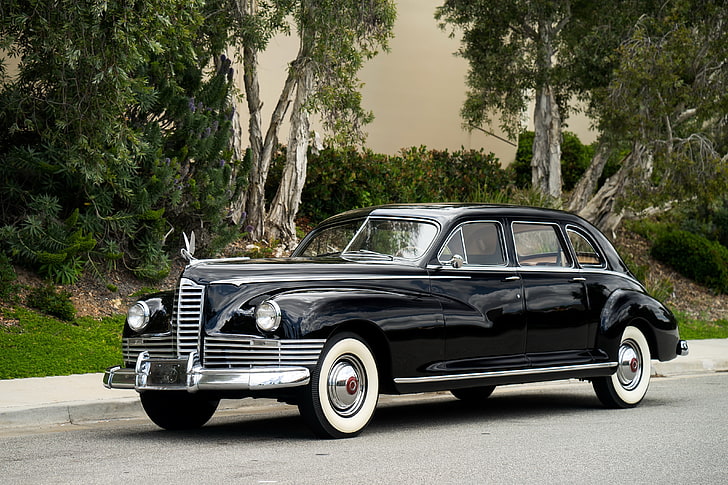 1946, clipper, custom, limousine, packard, super, HD wallpaper
