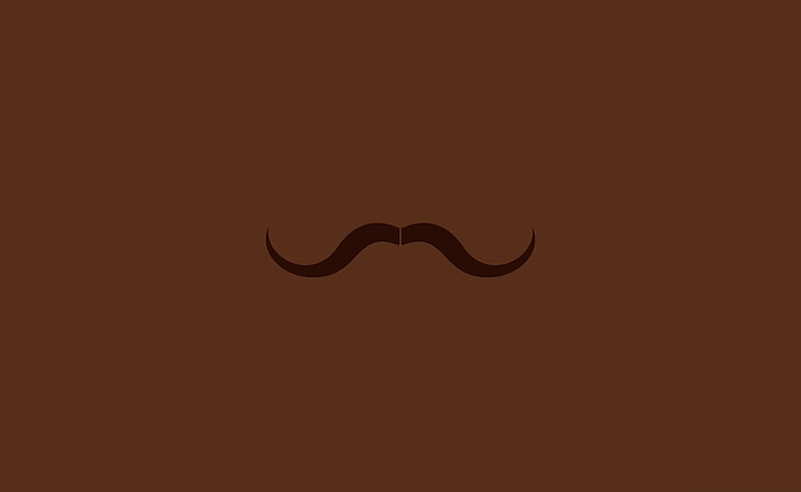 HD wallpaper: Moustache Vector Art, brown mustache illustration, Aero, copy  space | Wallpaper Flare
